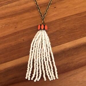 Sugarfix by BaubleBar | Seed Bead Tassel Necklace | 19.5” Adjustable